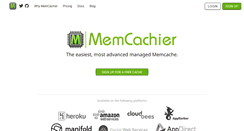 Desktop Screenshot of memcachier.com